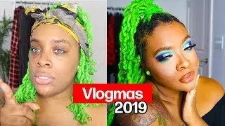 VLOGMAS 2019 | Very GLAM Drugstore Holiday Makeup Tutorial 2019