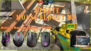 FULL SCRIPT Mouse Bloody 2025 V8 Pnp Resolusi 60HZ sampai 1000 Refresh Rate