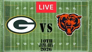 NFL LIVE Green Bay Packers vs Chicago Bears January 10th 2026 Full Game Watch Along
