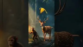 Andhera Jungle ka Shraapit Lomdi&rdquo; 🦊🌑 #viralvideo #cartoon #animation #bhoot #animals