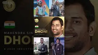 MSD in Icc hall of frame 🔥🔥 #msd #shorts #viral