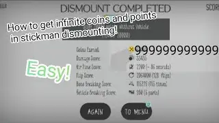 How to get infinite points | Stickman Dismounting