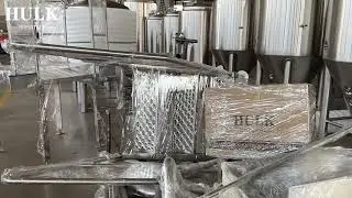 HULK-Delivery Of 500L 3 Vessel Beer Brewing Equipment For Commercial Brewery
