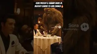 Elvis Presley & Sammy Davis Jr. Bigfoot Learns to Give Change 🔥😂 #shorts #viral #elvispresley