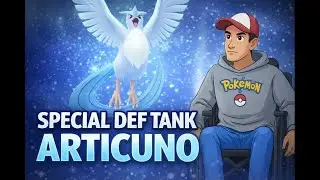 My shiny Articuno wreckiing  in Pok&eacute;mon Violet live