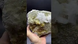 Scheelite + Aquamarine + Fluorite + Mica size: 18cm Origin: Xiebaoding, Sichuan, China. Available