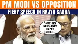 PM Modi Hits Back At Opposition During Motion Of Thanks Debate In Rajya Sabha | News9