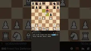 1+0 пуля. победа в 10 ходов #chess #lichess #блиц #пуля #шахматы #blitz