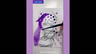 Simple Acrylic Painting on Canvas Step by Step| Satisfying Art ASMR | Creative On