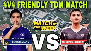 DEADEYES GUYS vs ABRUPT SLAYER DC | DE vs ASLxDC 4v4 TDM Battle 🔥 | Clash with kvn