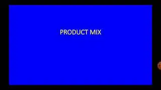 Elements of marketing mix