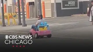 Man gets DUI in child's toy Barbie Jeep