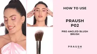 PRAUSH (Formerly PLUME) P02 - Professional Angled Blush Brush