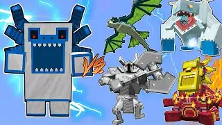 Alpha Yeti Vs. Mowzie&rsquo;s Mobs Mod in Minecraft