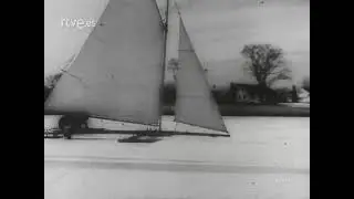 Vintage Iceboat Racing in California, 1945