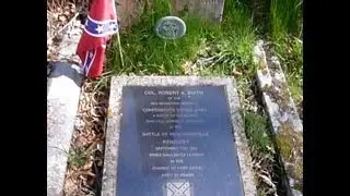 Confederate Soldier Grave in Edinburgh Scotland died at the Battle of Munfordville