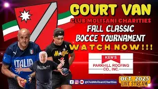 Saturday AM | Court VAN | 2025 CMC Fall Classic Bocce Tournament Sponsored by Ken's Parkhill Roofing