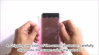 Ringke Invisible Defender Screen Protector Installation for Galaxy Note 8