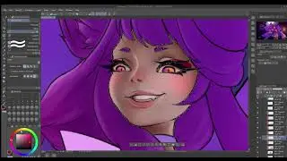 Part 1: My First Illustration │Lotus Key Art - Speed Painting