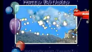 Personalised Video - Happy Birthday sample