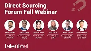 Direct Sourcing Forum Fall Webinar: An Insider's Guide to Artificial Intelligence