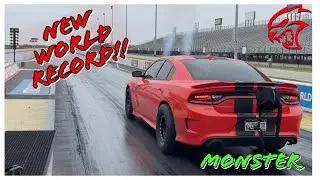 Monster Charger Hellcat Breaks World Record (Again) Insane!!