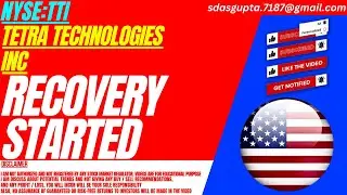 TTI STOCK : RECOVERY STARTED | TETRA TECHNOLOGIES STOCK
