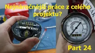 Renovace motocyklů Jawa 250 P&eacute;r&aacute;k a 350 P&eacute;r&aacute;k part 24 - Tachometr nejn&aacute;ročnějě&iacute; pr&aacute;ce? Povedlo se?