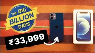 Flipkart big billion days - Iphone 12 mini@33999| curious me