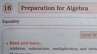 5th STD Maths Workbook Chp 16 Preparation For Algebra @OmPrakash-rn8hc