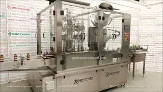 Filling and Capping Machine, Flow based Meter Liquid Filling and Capping Machine, Monoblock Machine