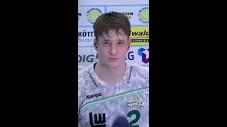Oskar Neudeck nach dem Eisenach-Spiel #frischauf #g&ouml;ppingen #handball #daikinhbl #handballbundesliga