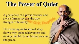 Stay Humble  The Power of Quiet Achievement | A Simple Motivational Tale | Relaxing English Story
