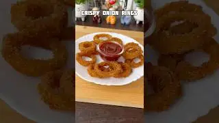 Crispy onion rings recipe #shorts #recipe #onion #snacks #onionrings #trending #shortsfeed #viral