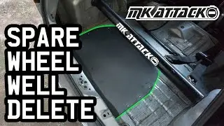 Spare Wheel Well Delete - Weight Reduction Part 3 #FORD #FIESTA #MK6