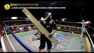 L.A. Park, Car&iacute;stico y &Uacute;ltimo Drag&oacute;n vs Rush, Xtreme Tiger y Antifaz, MDA Lucha Libre