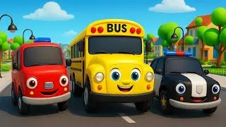 Wheels on the bus go round and round song | english rhymes for babies | Play wheels on the bus kids
