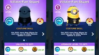 Minion rush | Unlock Villain-Fan Stuart |