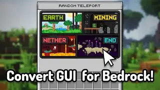 How to Convert Custom GUIs to Minecraft Bedrock!