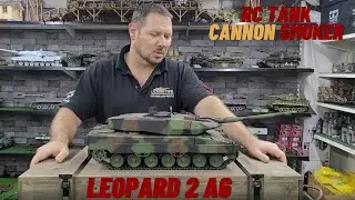 Танк на радиоуправлении 1/16 Leopard 2 A6 Taigen / Torro Gun Smoker