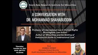 Exclusive Interview with Dr. Mohammad Shahabuddin - Interview Series by SARIM