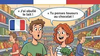 Learn French Naturally with a Supermarket Dialogue &ndash; Easy Everyday Conversation A1/A2 🥖