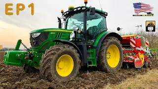 🧑‍🌾 In campo coi Cervisti EP1|Semina ceci della Merella|🚜John Deere 6125R