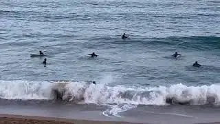 SURFING 🏄&zwj;♀️ BARCELONA BEACH SPAIN