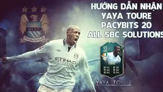 PACYBITS 20 HOW TO GET YAYA TOURE PACYBITS SBC  ALL  SBC SOLUTION
