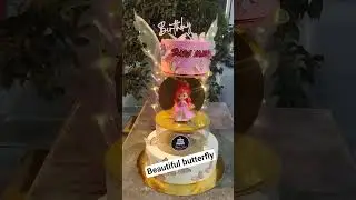 #cake #beautiful butterfly cake theme