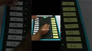 square number with lights working - matching board - led lights - diypandit | DIY pandit