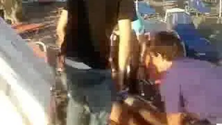 Extremely hot stud gets wet