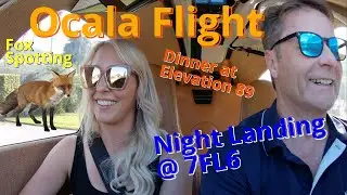 Flight from Spruce Creek 7FL6 to Ocala KOCF.  Night Landing at 7FL6 RNAV 6 Approach.  Lancair IVP