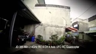 JD 385 Mini 2 4GHz RC 4 CH 4 Axis UFO RC Quadcopter
